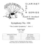 Symphony #104 Mvt 2 Clarinet Ensemble P.O.D. cover